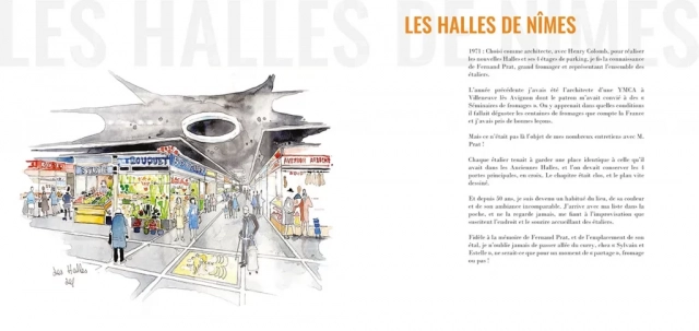 Livre Promenade dans Nîmes-Halles de Nimes