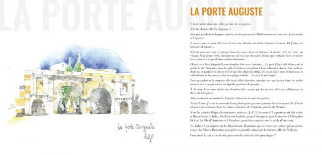 Promenades dans Nîmes - Porte Auguste